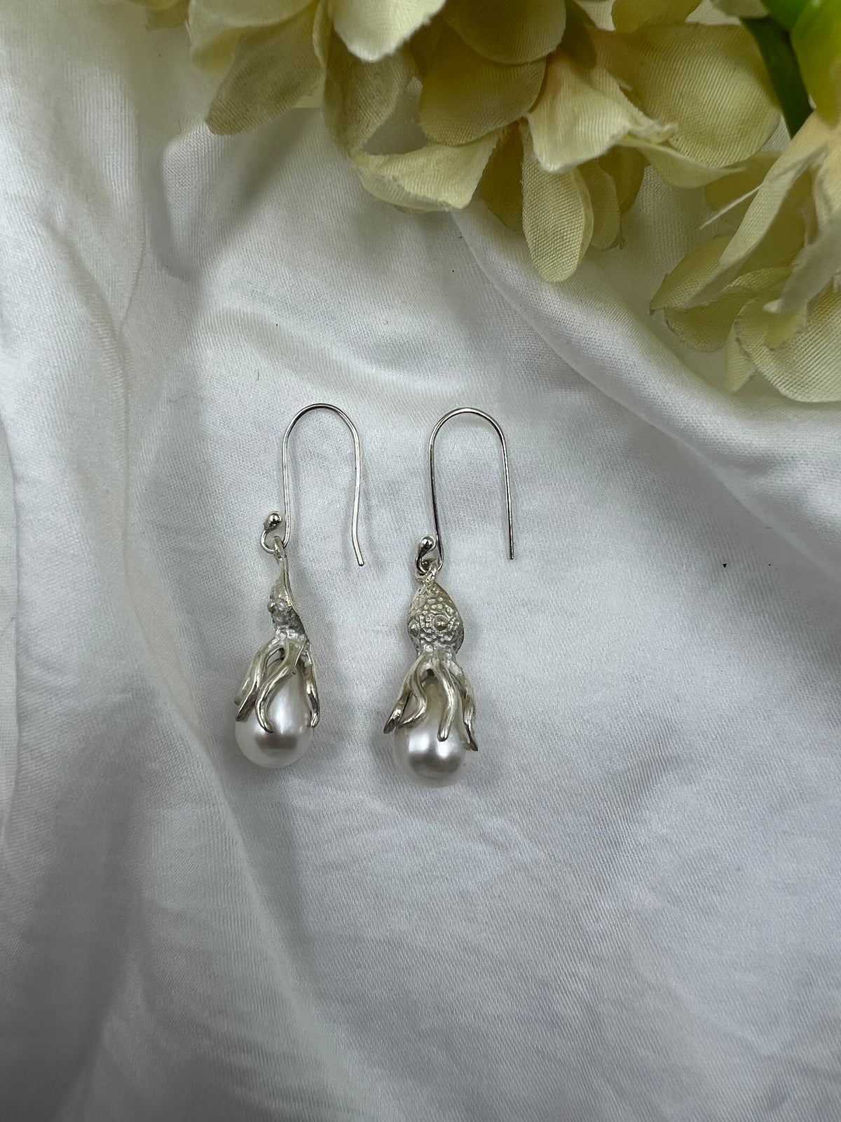 Oceanic Pearl Dangles