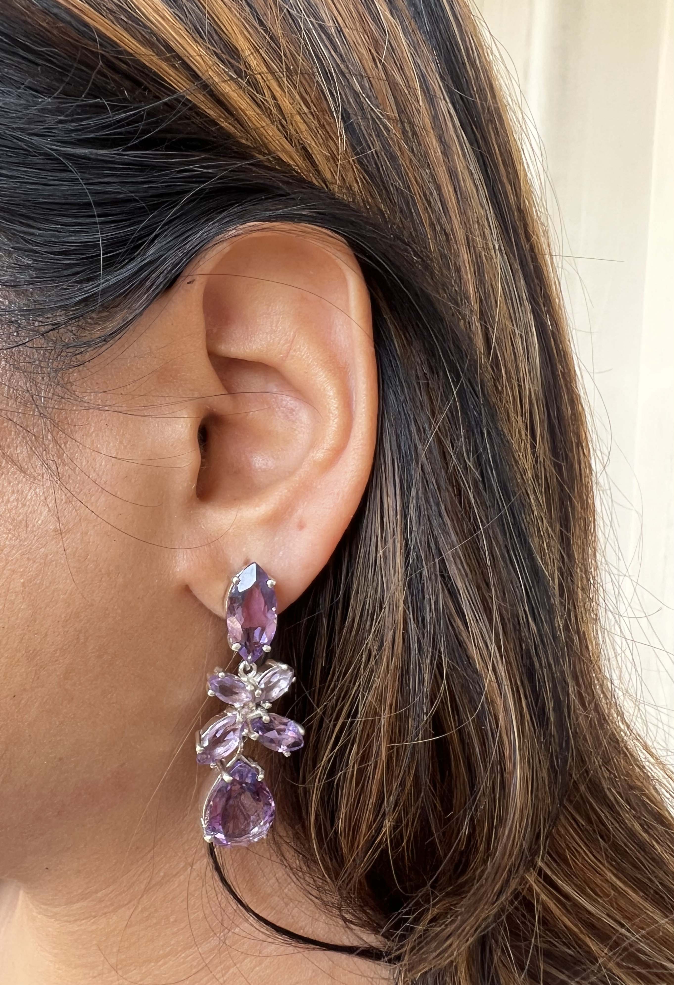 Plum Perfection Dangles