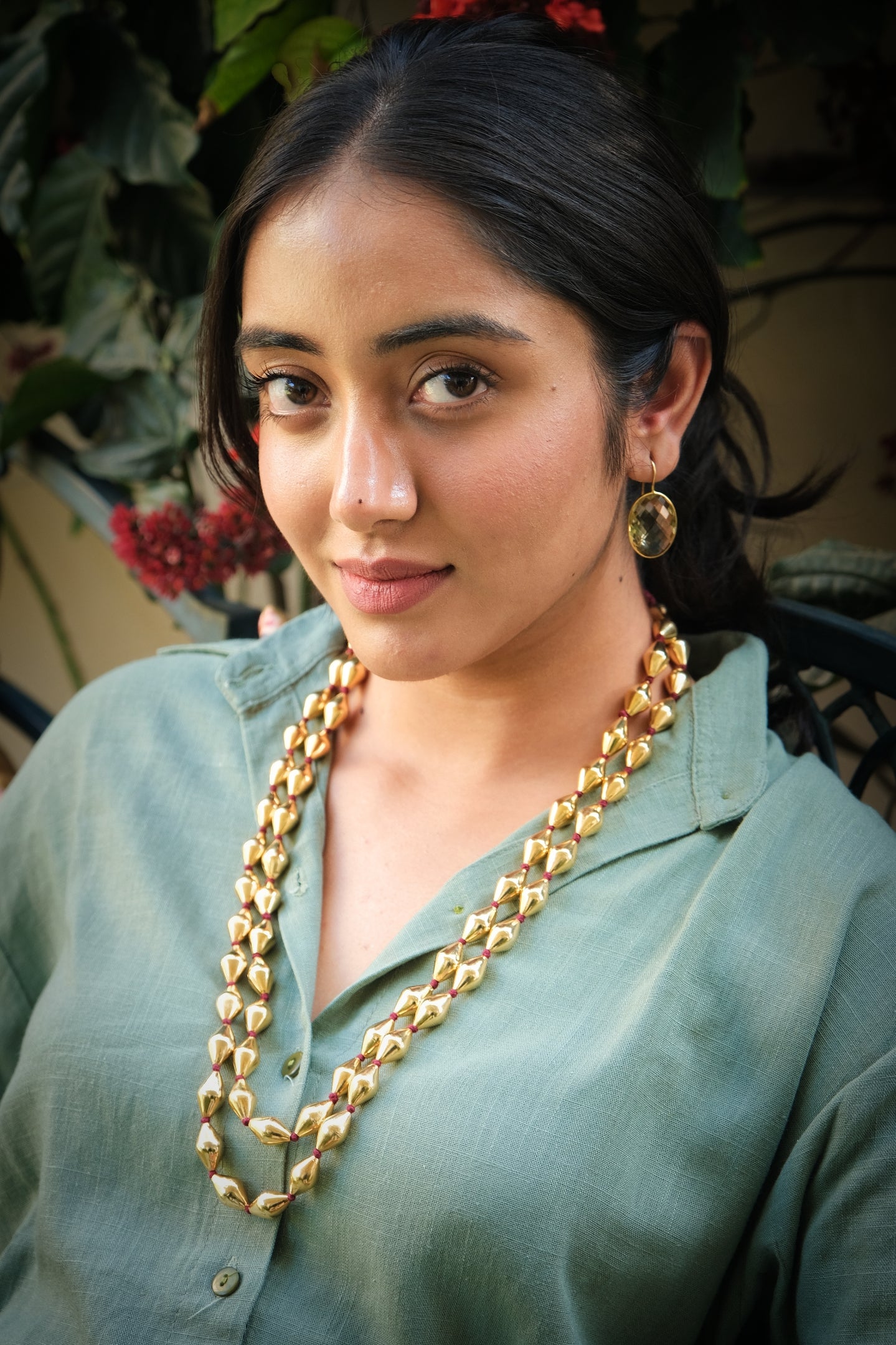 Radiant Duo Gold Mala