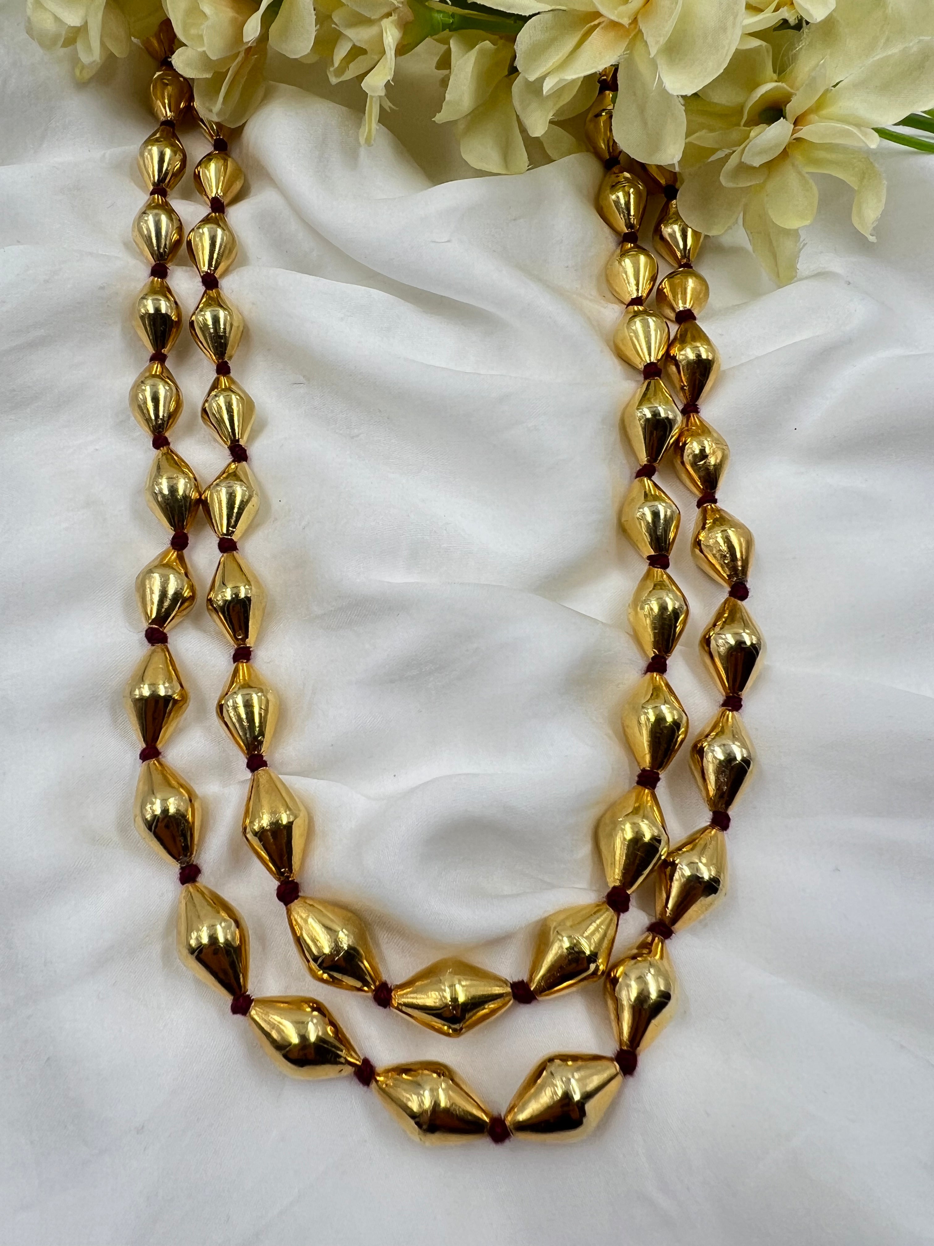 Radiant Duo Gold Mala