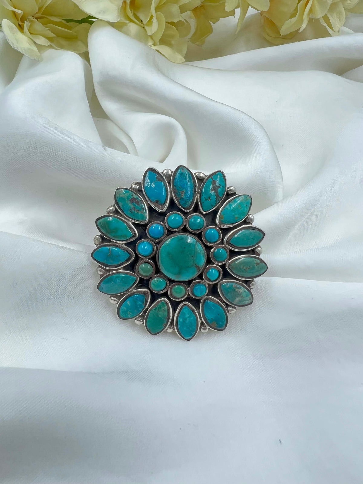 Turquoise Bloom Majesty Ring