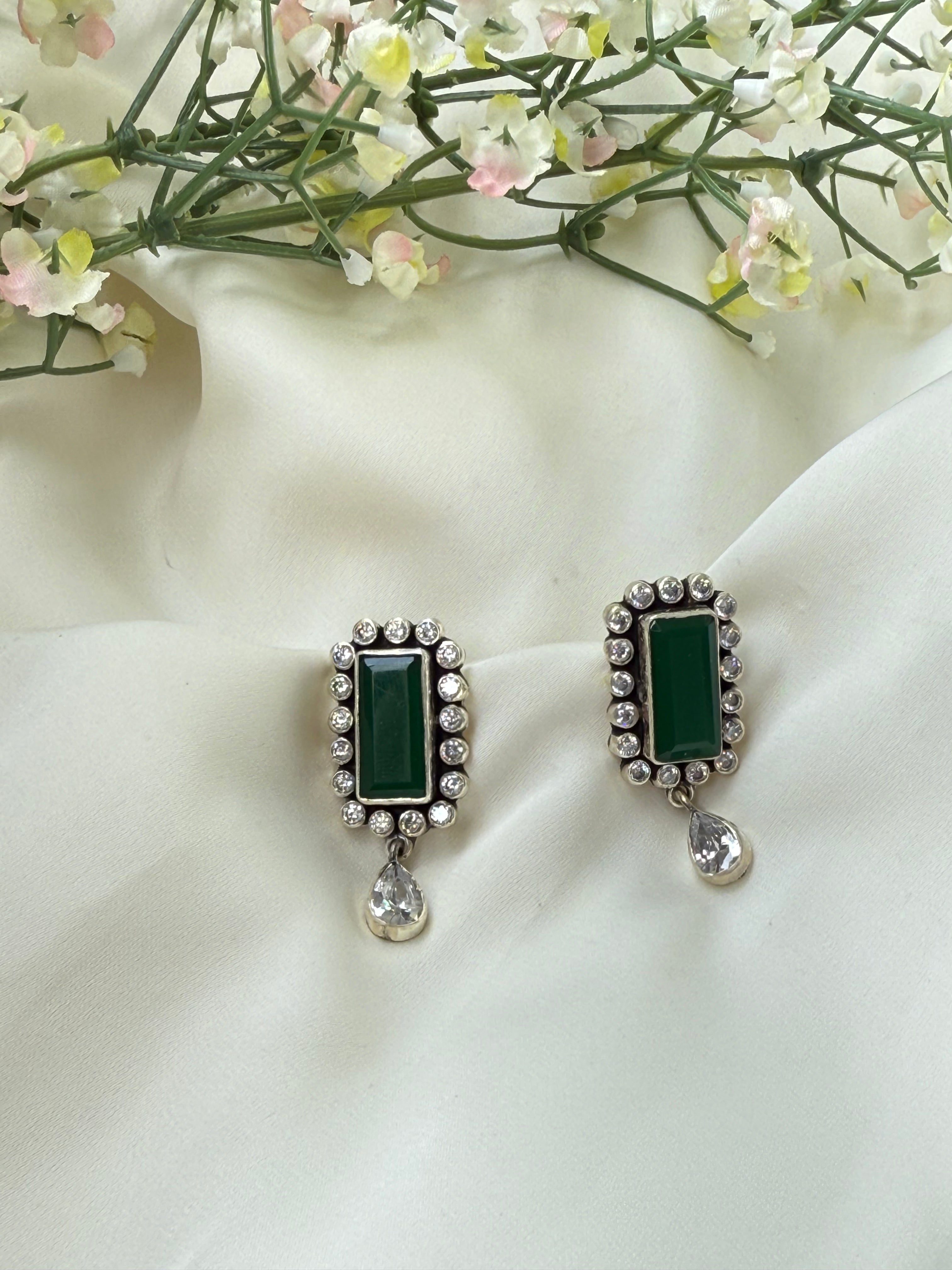 Greendrop Gems Earring