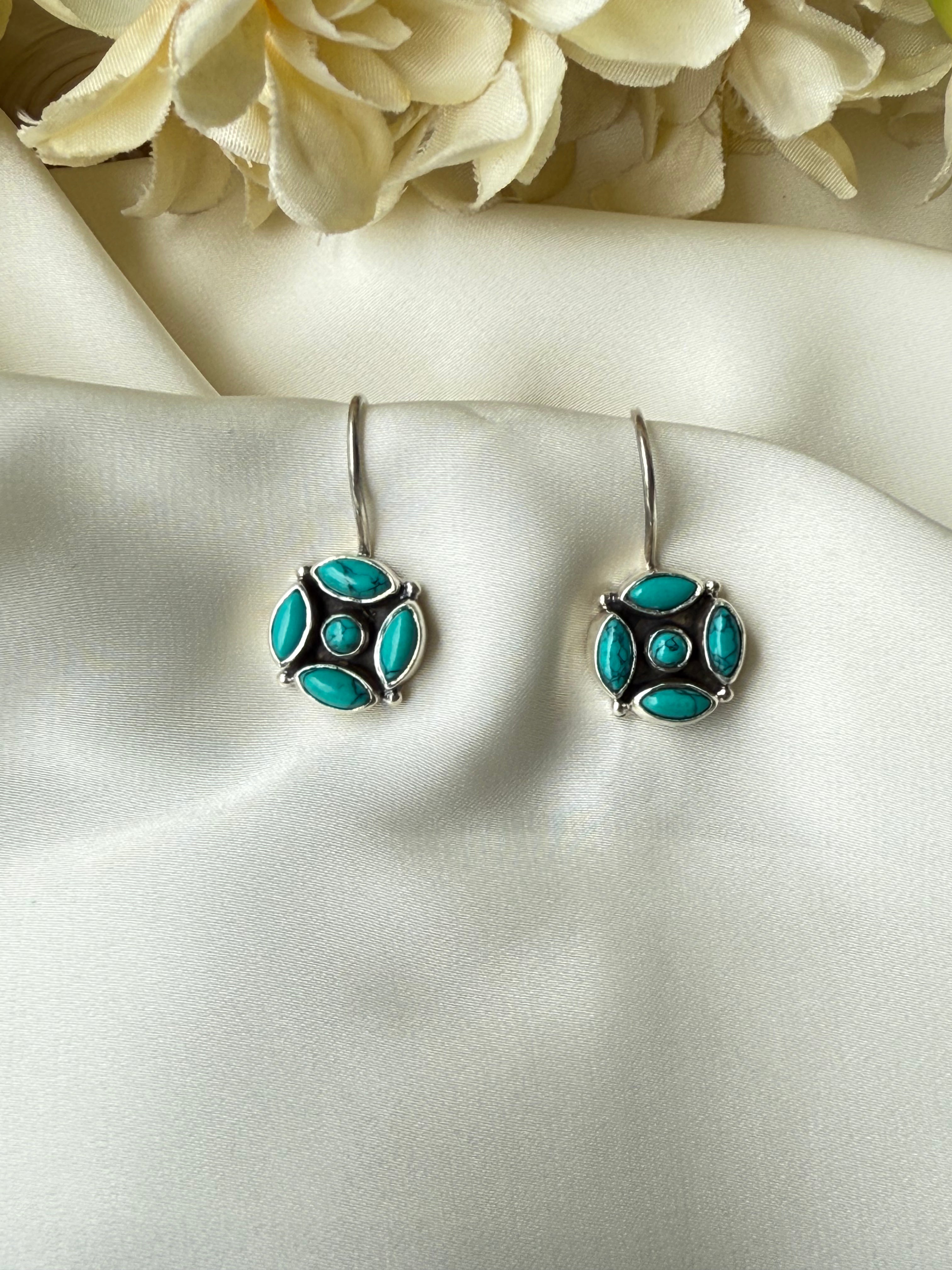 Neelphool Hook Earrings