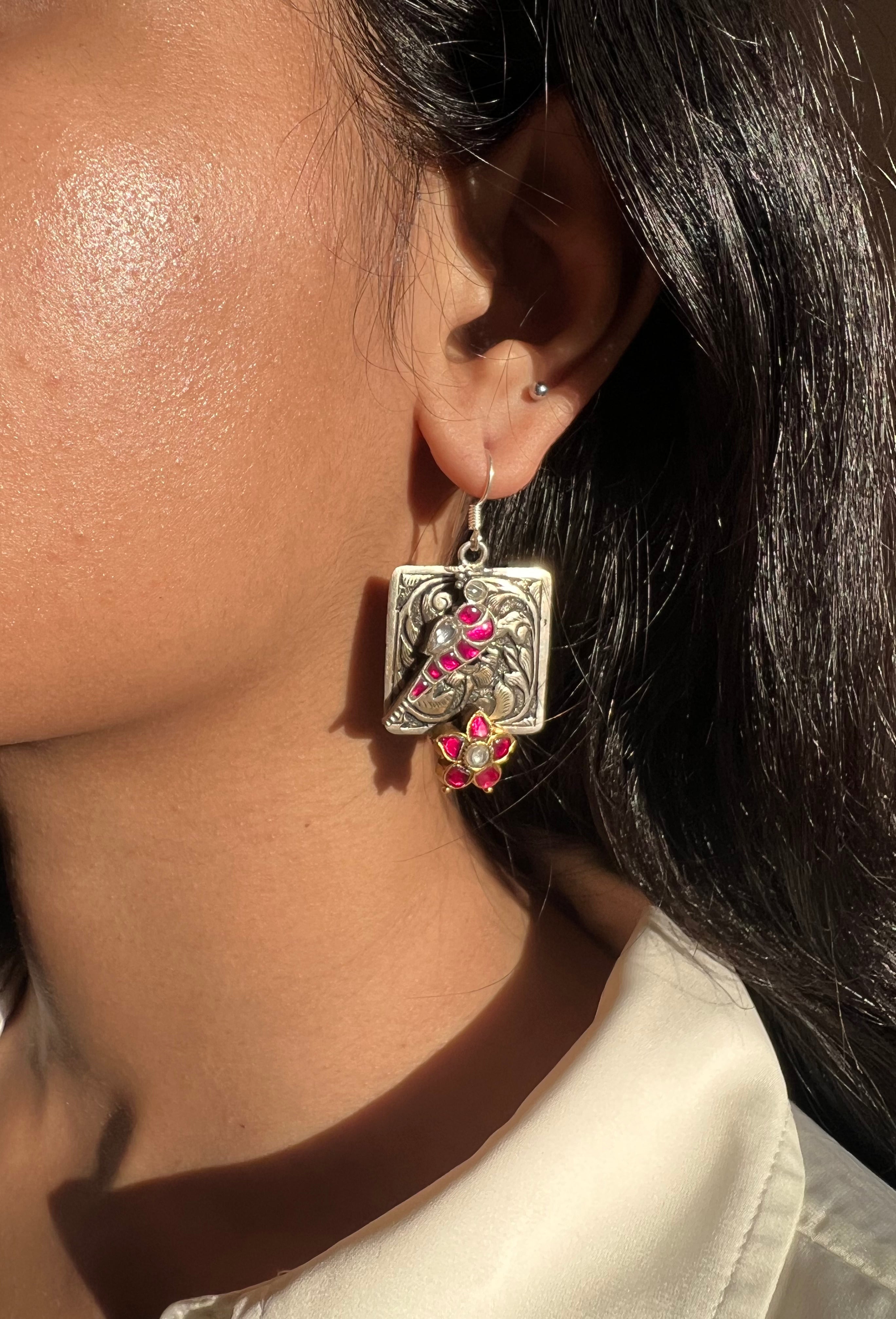 Gulabo Quadrate  Earring