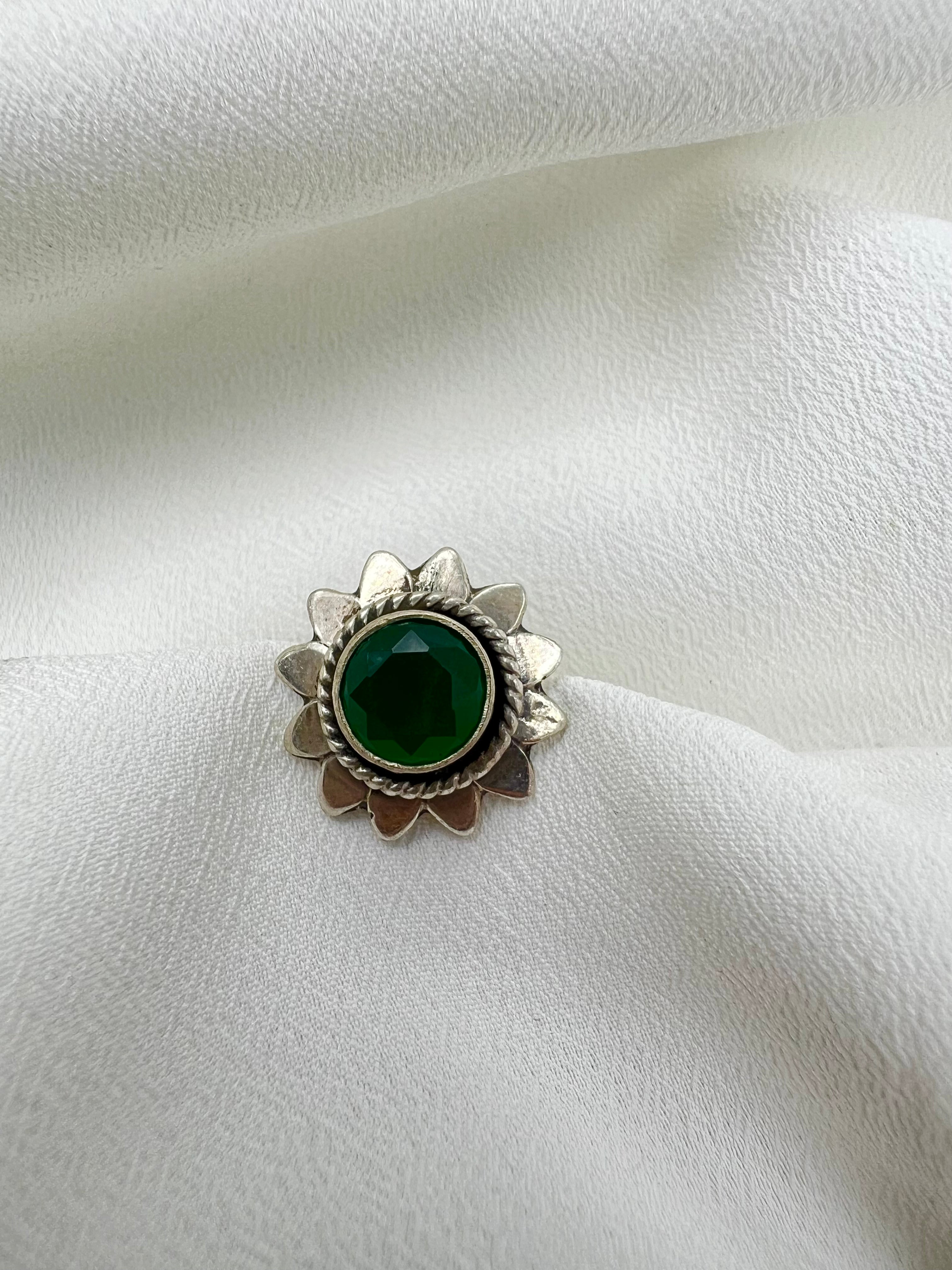 Radiant Green Petals