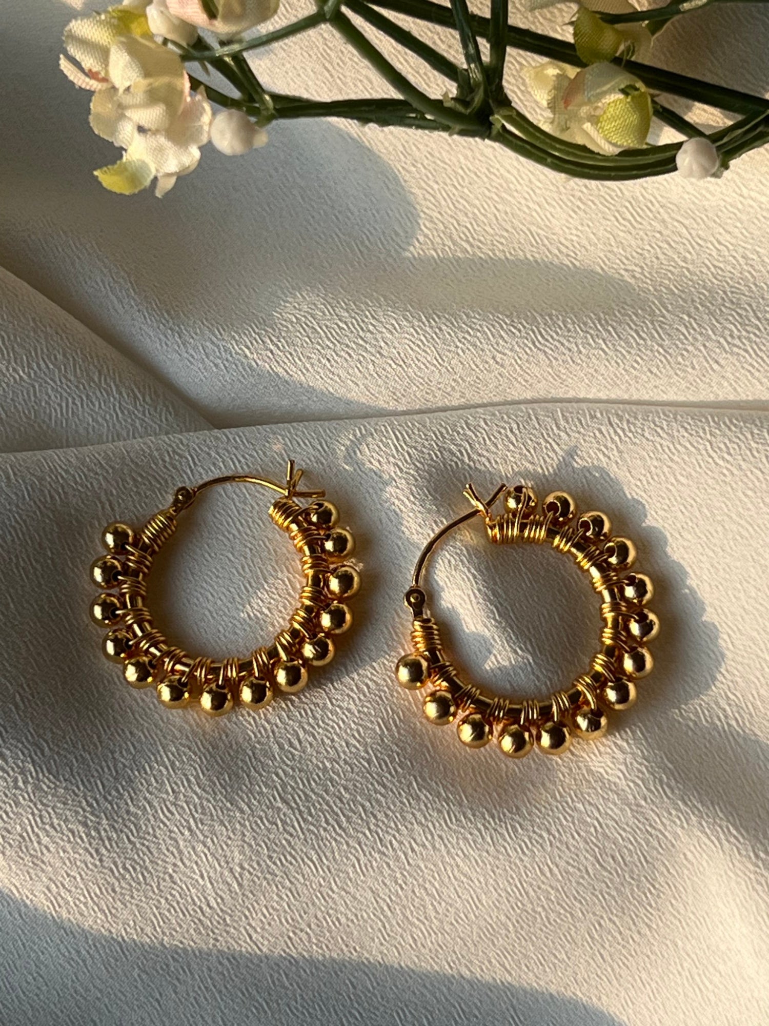 Golden Embrace Earring