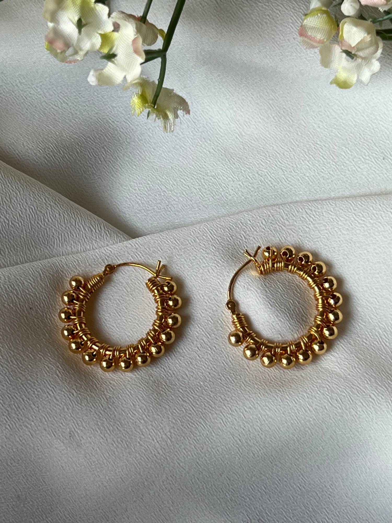 Golden Embrace Earring