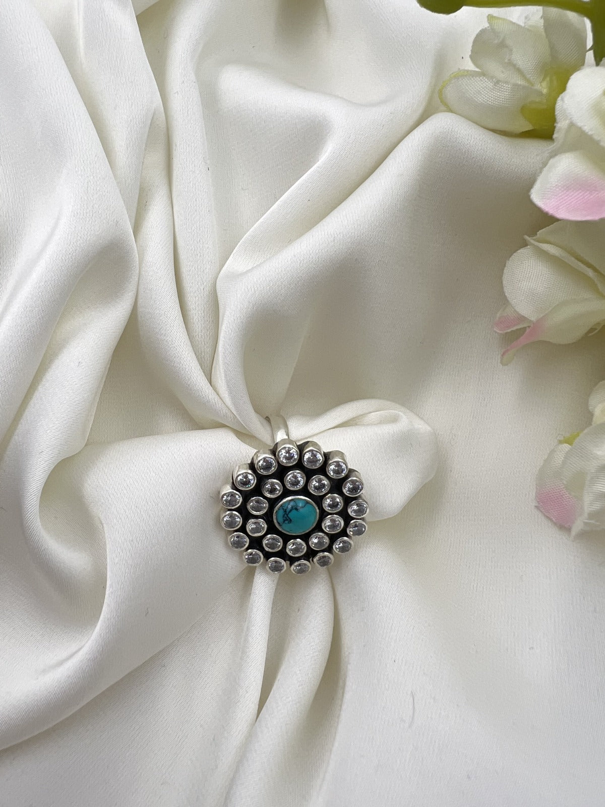 Turquoise Bloom Ring