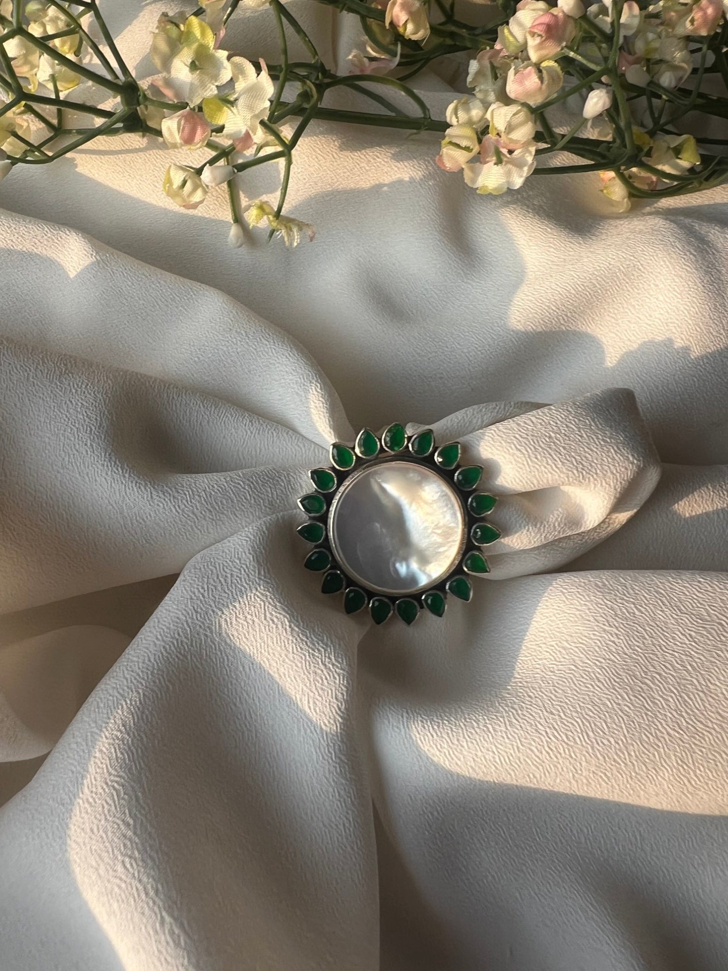 Mother of Pearl Green Elegance