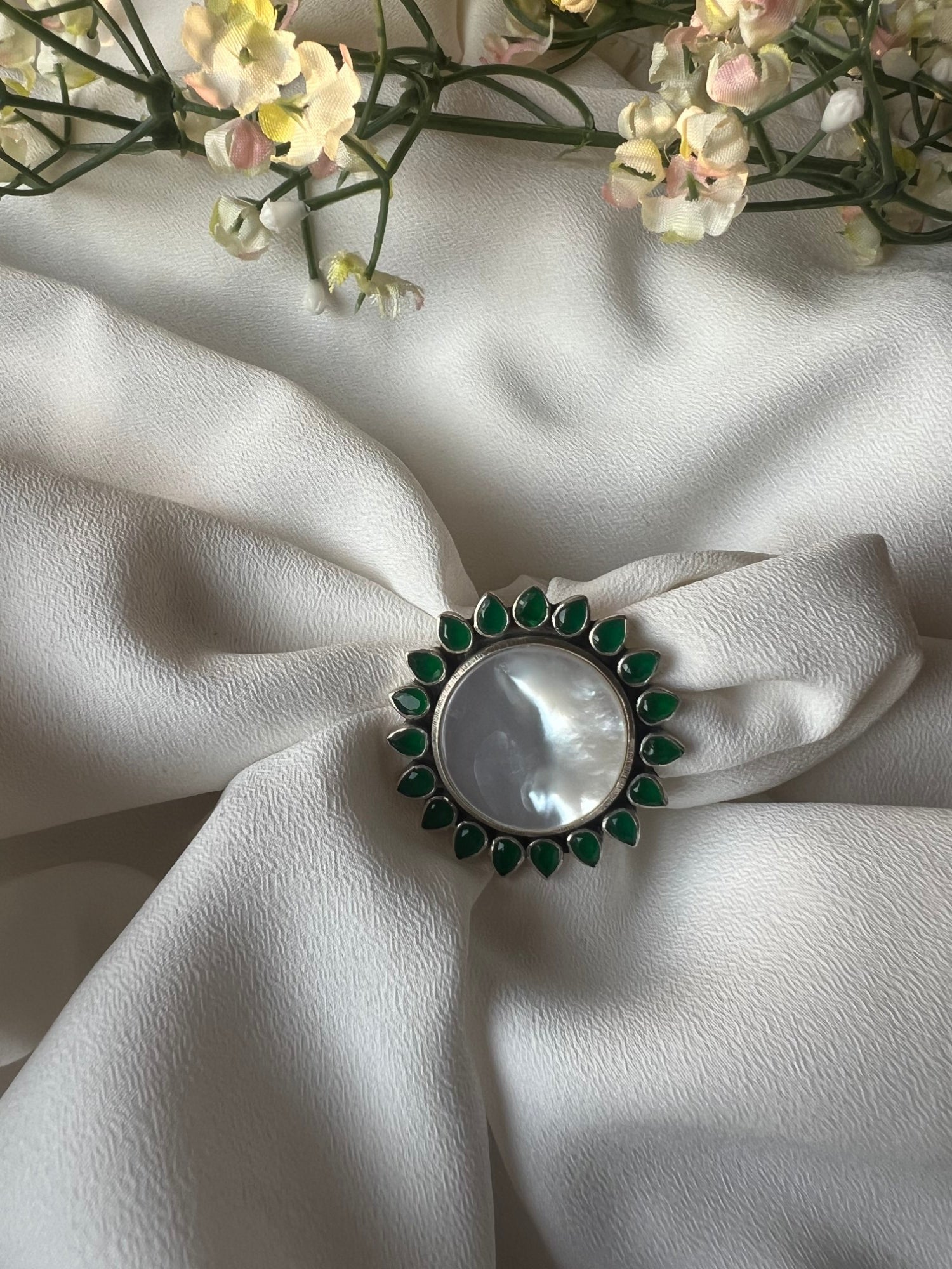 Mother of Pearl Green Elegance